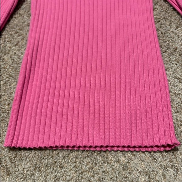 English Factory Pink Ribbed Knit Sweater - Picture 5 of 5